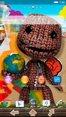 Скриншот приложения XPERIA LittleBigPlanet Theme - №1