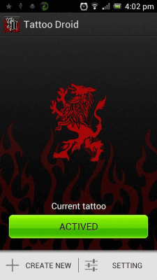 Скриншот приложения Tattoo Droid - №2