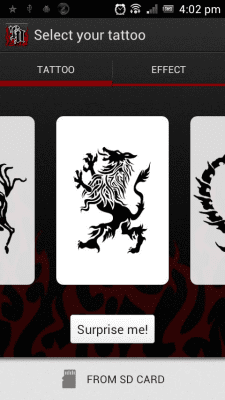 Скриншот приложения Tattoo Droid - №3