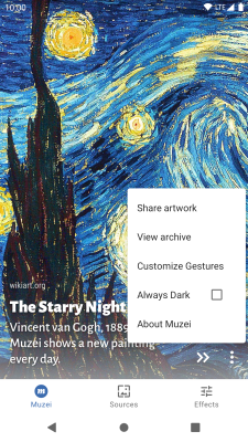 Скриншот приложения Muzei Live Wallpaper - №3