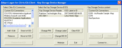 Скриншот приложения Dekart Logon for Citrix ICA Client - №3