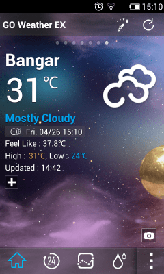 Скриншот приложения Glittering Stars Reward Theme - №3