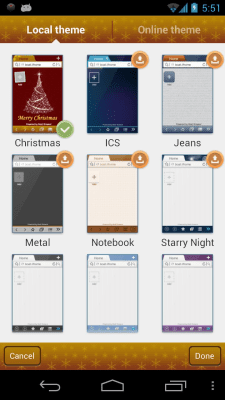 Скриншот приложения Christmas Boat Browser Theme - №4