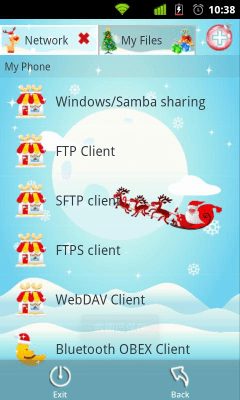 Скриншот приложения File Expert Christmas Theme - №3