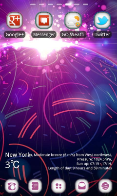 Скриншот приложения WIDE Theme GO Launcher EX - №4