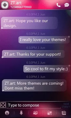 Скриншот приложения WIDE Theme GO Launcher EX - №5