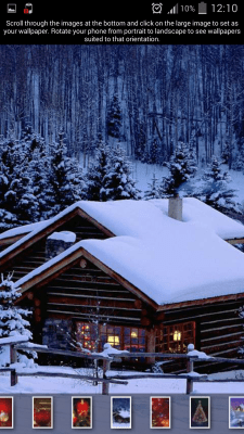 Скриншот приложения Рождественские обои - №3