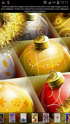 Скриншот приложения Рождественские обои - №7