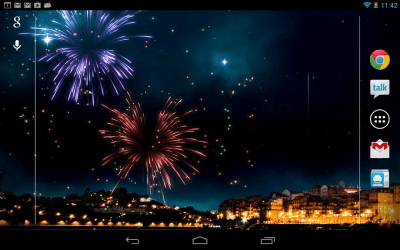 Скриншот приложения KF Fireworks Live Wallpaper - №4