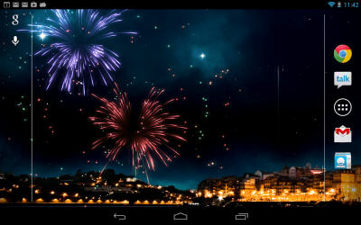 Скриншот приложения KF Fireworks Live Wallpaper - №7