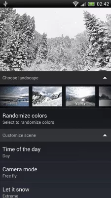 Скриншот приложения Снегопад 360° Free - №5