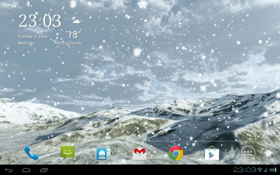 Скриншот приложения Снегопад 360° Free - №11
