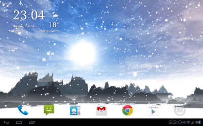 Скриншот приложения Снегопад 360° Free - №12