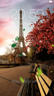 Скриншот приложения Spring live wallpaper lock - №8