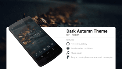 Скриншот приложения MYCOLORSCREEN Dark Autumn Theme - №1