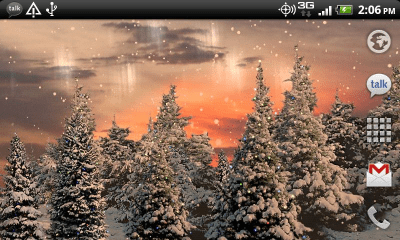 Скриншот приложения Snowfall Free Live Wallpaper - №4