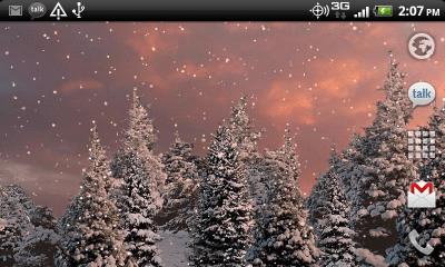 Скриншот приложения Snowfall Free Live Wallpaper - №5