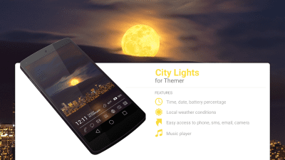 Скриншот приложения MYCOLORSCREEN City Lights Theme - №1