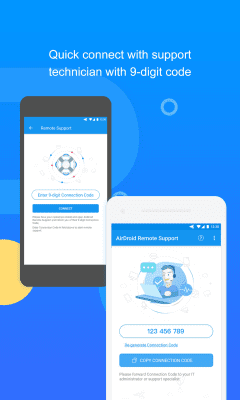 Скриншот приложения AirDroid Remote Support - №1