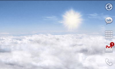 Скриншот приложения Blue Skies Free Live Wallpaper - №3