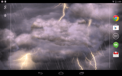 Скриншот приложения Thunderstorm Free Wallpaper - №6