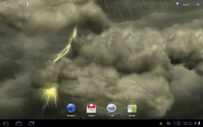 Скриншот приложения Thunderstorm Free Wallpaper - №7