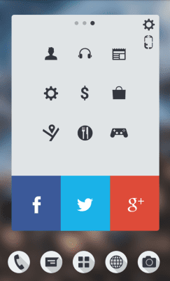 Скриншот приложения MYCOLORSCREEN Flat Card UI Theme - №4