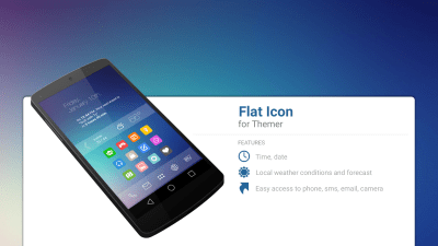 Скриншот приложения MYCOLORSCREEN Flat Icon Theme - №1