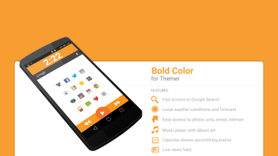 Скриншот приложения MYCOLORSCREEN Bold Color Theme - №1