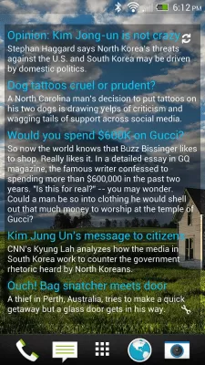 Скриншот приложения Simple RSS Widget - №4