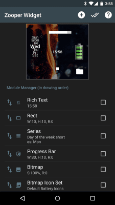 Скриншот приложения Zooper Widget - №5