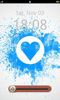 Скриншот приложения Love Lockscreen Theme - №3