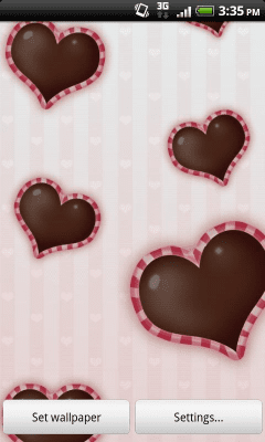 Скриншот приложения Love & Hearts Photo Wallpaper - №1