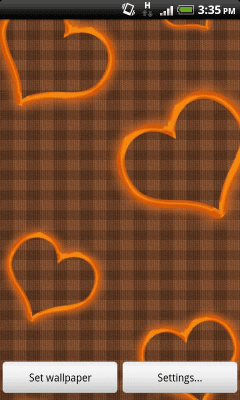 Скриншот приложения Love & Hearts Photo Wallpaper - №2