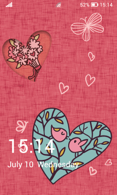 Скриншот приложения Launcher 8 theme:Love - №4