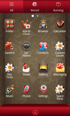 Скриншот приложения Valentine Theme GO Launcher EX - №6