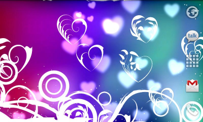 Скриншот приложения KF Hearts Live Wallpaper - №3