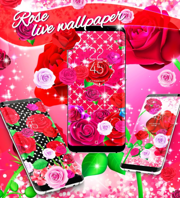 Скриншот приложения Pink red roses live wallpaper - №8