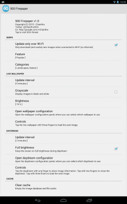 Скриншот приложения 500 Firepaper - №5