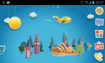 Скриншот приложения Papertown Super Theme GO - №3