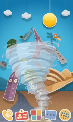 Скриншот приложения Papertown Super Theme GO - №4