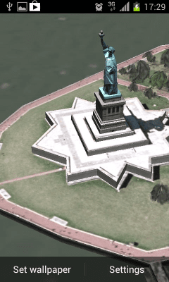 Скриншот приложения Statue of Liberty 3D LWP FREE - №4