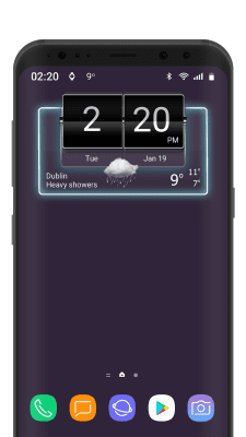 Скриншот приложения 3D Flip Clock Theme Pack 04 - №3