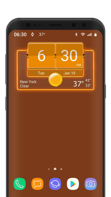 Скриншот приложения 3D Flip Clock Theme Pack 05 - №6