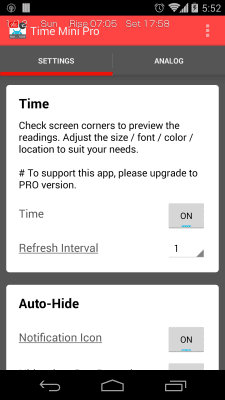 Скриншот приложения Время Mini - №4