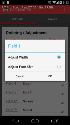 Скриншот приложения Время Mini - №6
