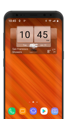 Скриншот приложения 3D Flip Clock Theme Pack 02 - №8