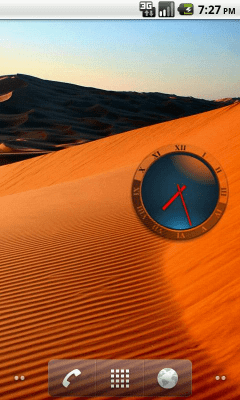 Скриншот приложения Transparent Analog Clock - №3