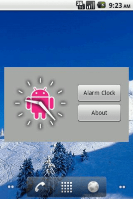 Скриншот приложения Pink Android Clock - №2