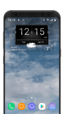 Скриншот приложения 3D Flip Clock Theme Pack 03 - №3